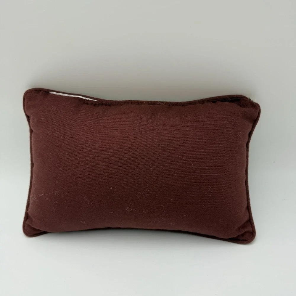 Vintage Jim Shore Throw Tapestry Pillow‎ Bless This Bounty Cottage Fruit Clean